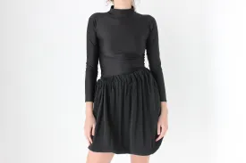 2000s Experimental Silk Bubble Skirt