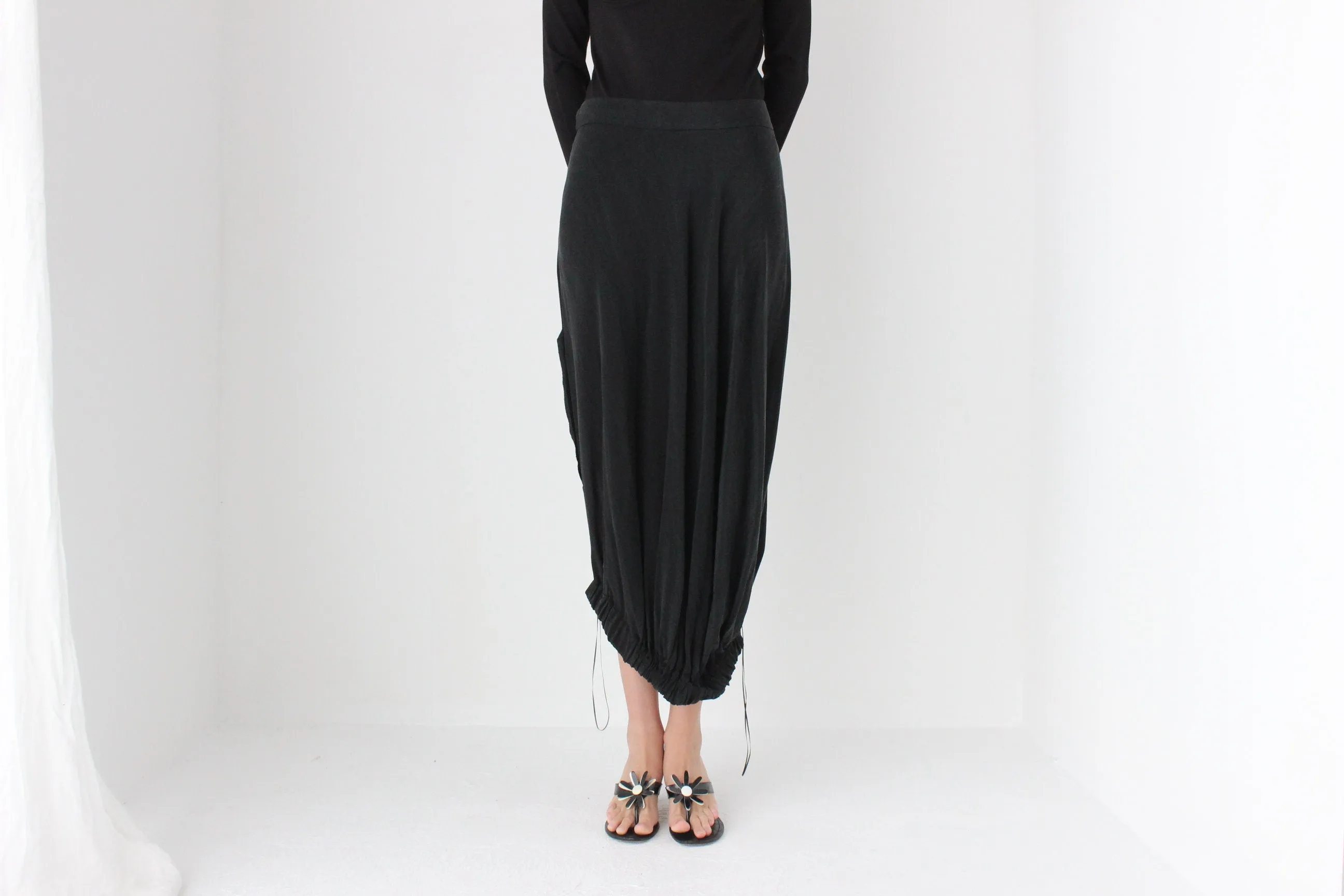 2000s Experimental Silk Bubble Skirt