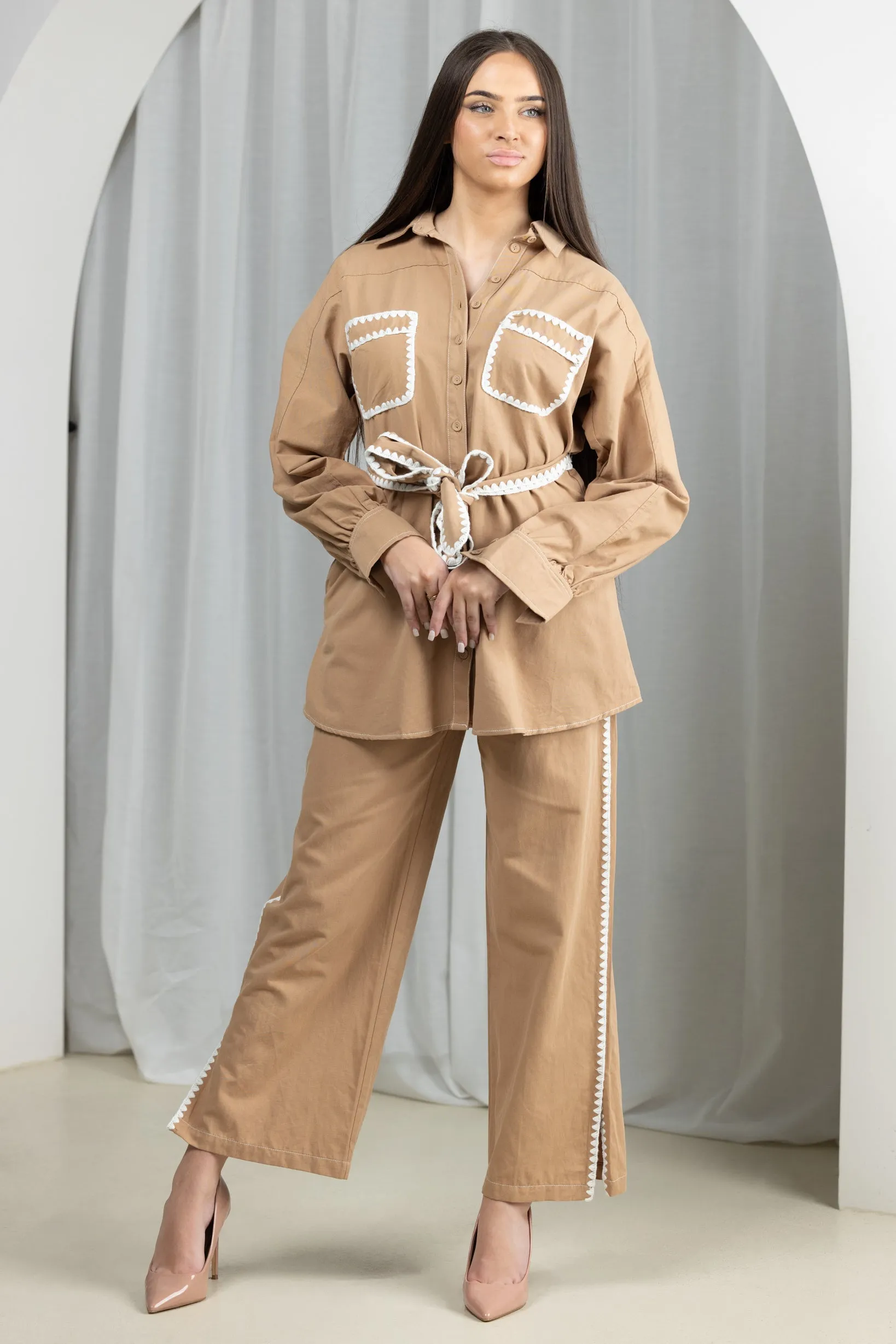 Aziza Cotton Brown Bundle