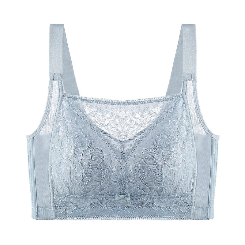 Big breasts make you look smaller, full cup, ultra-thin, breast binder, side breasts, anti-sagging, gathered, large size women's bra