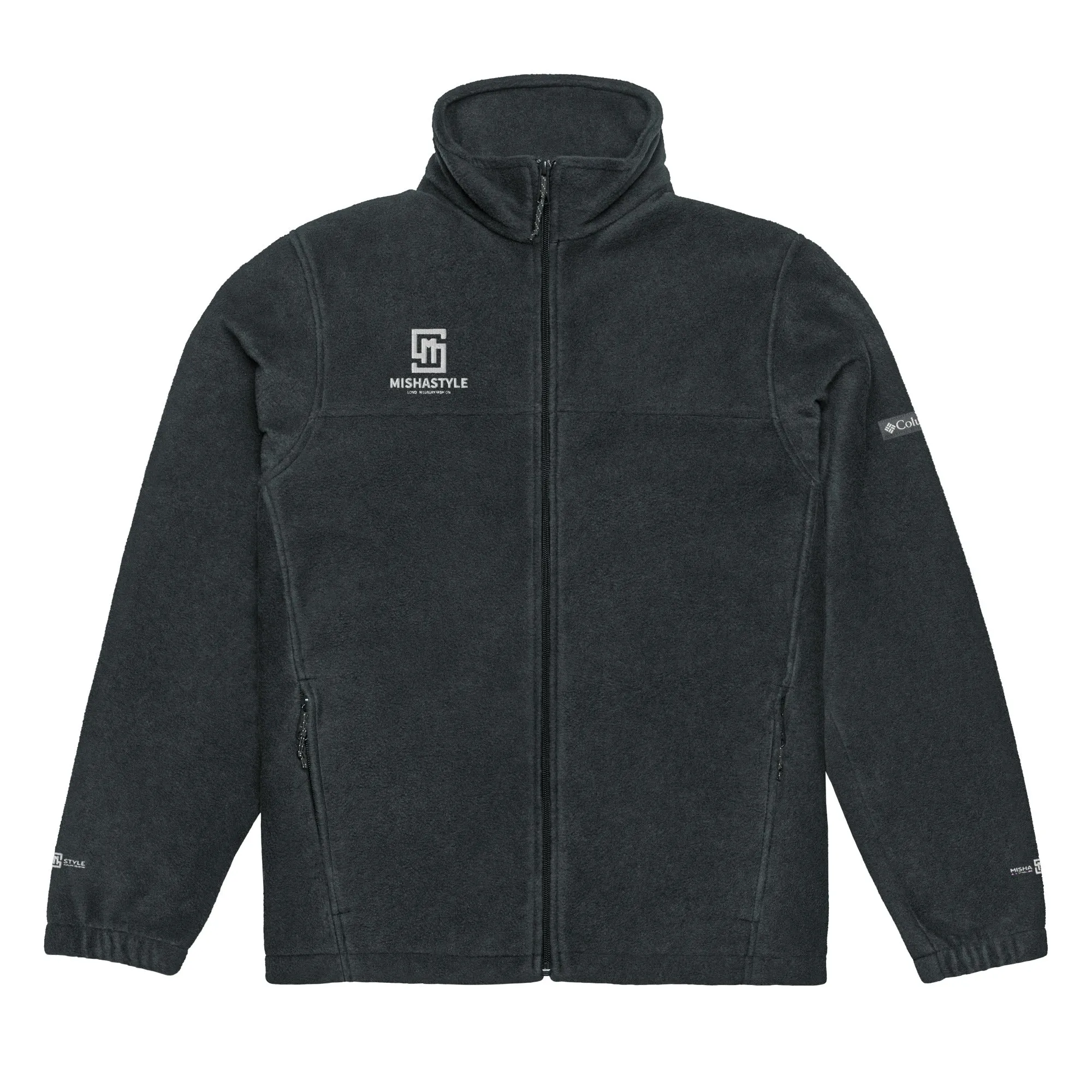 Collegaite Navy Unisex Columbia fleece jacket