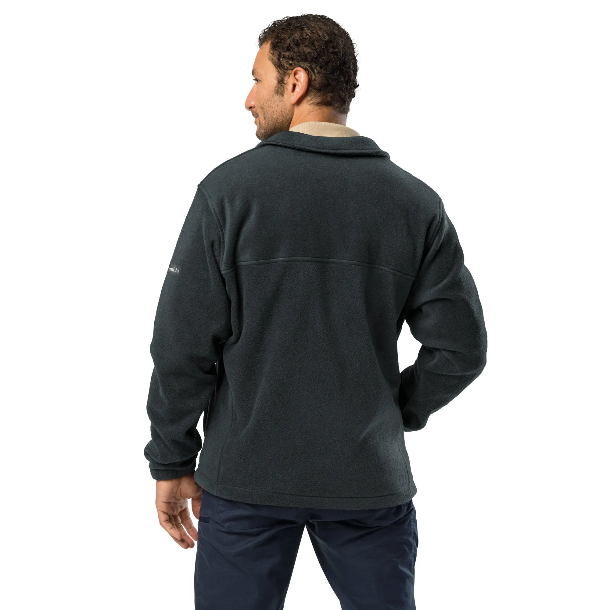 Collegaite Navy Unisex Columbia fleece jacket