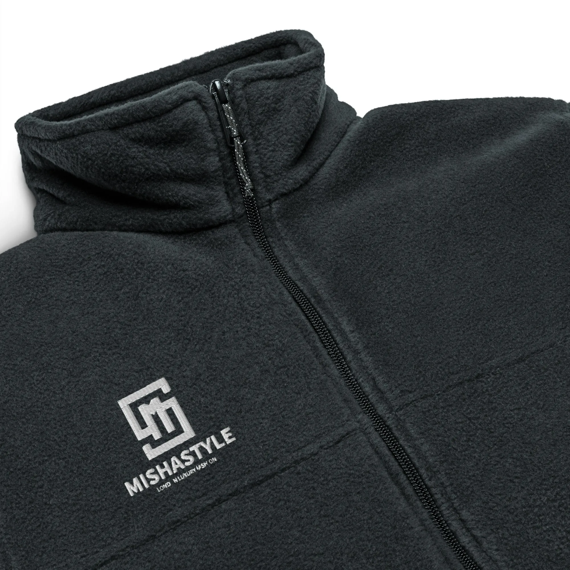 Collegaite Navy Unisex Columbia fleece jacket