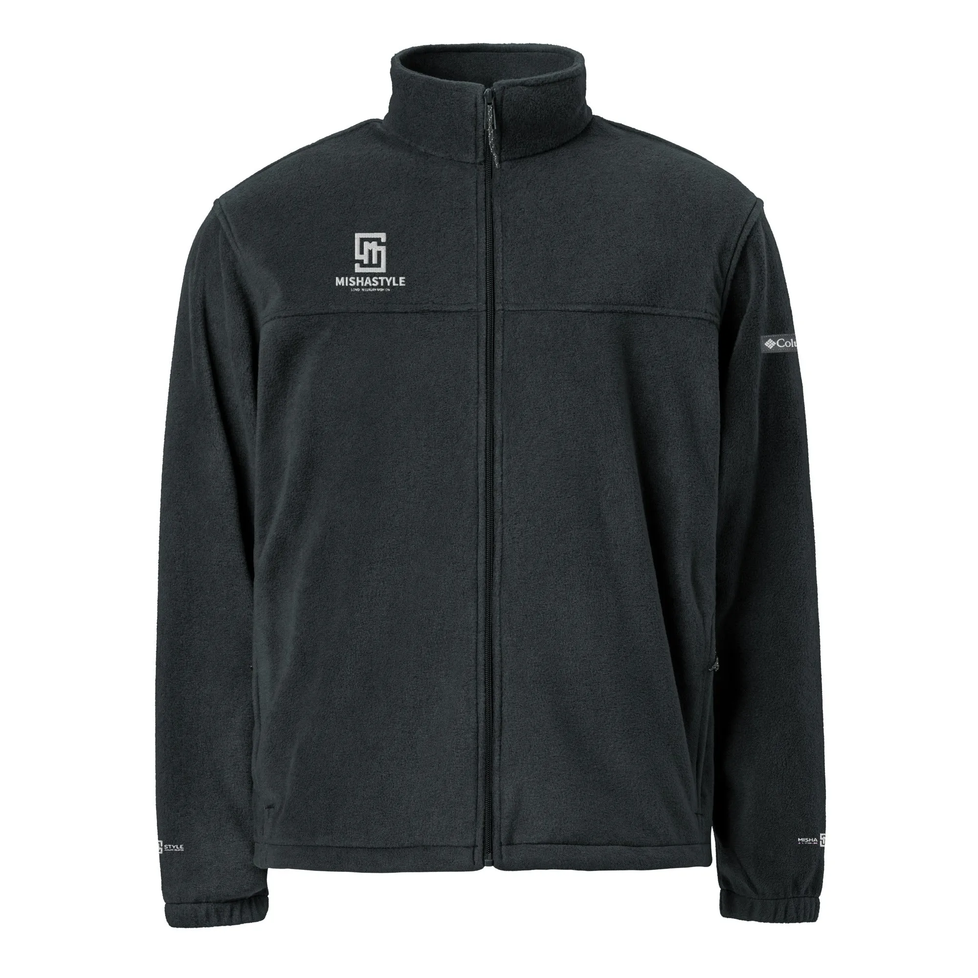 Collegaite Navy Unisex Columbia fleece jacket