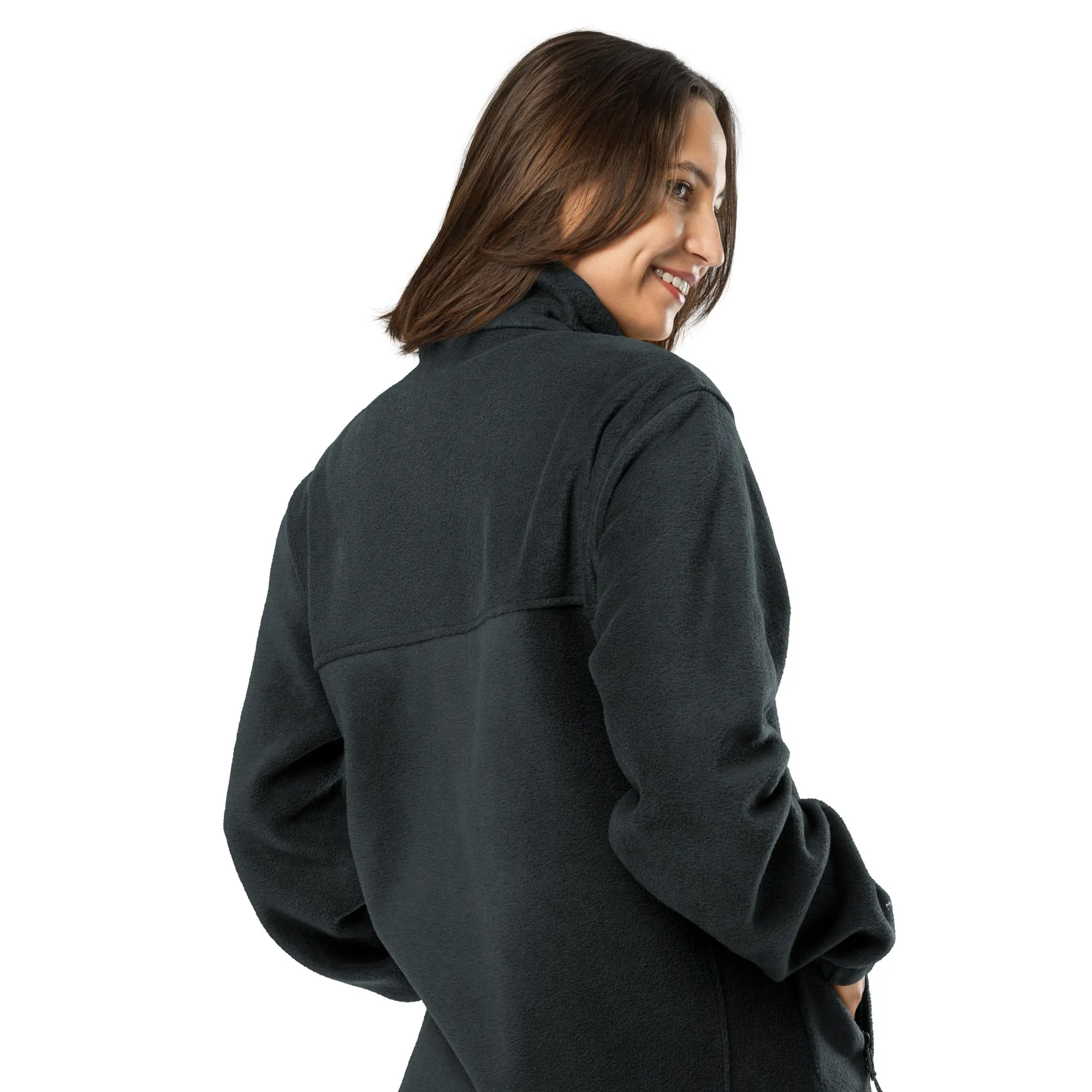 Collegaite Navy Unisex Columbia fleece jacket