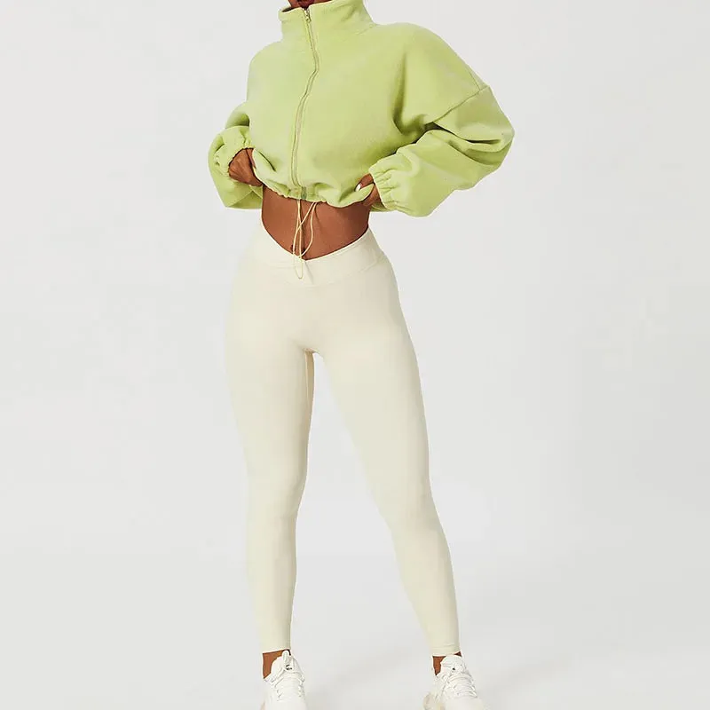 Cropped Sportieve Fleece