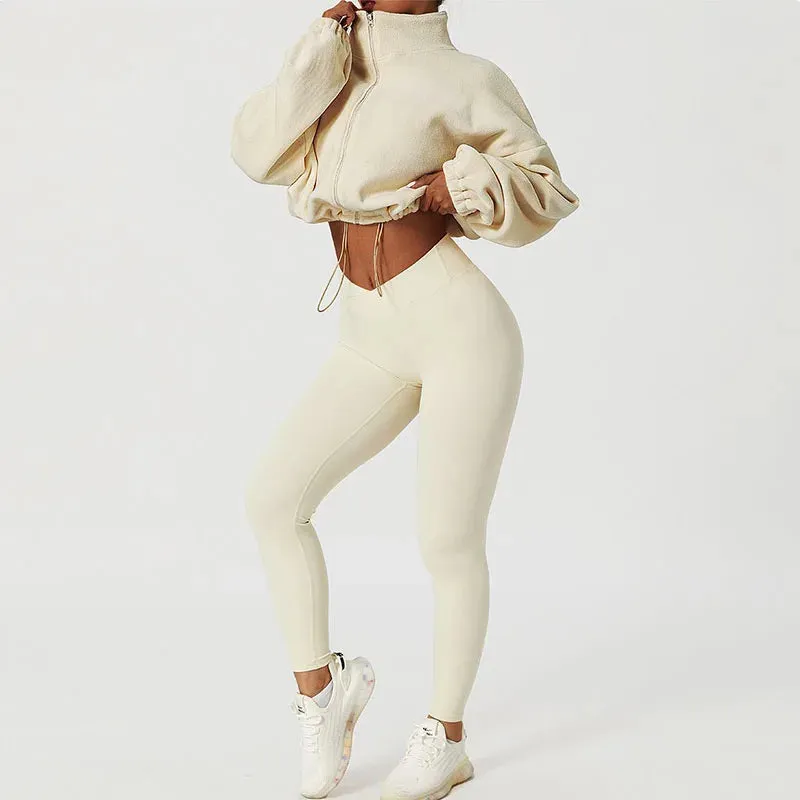 Cropped Sportieve Fleece