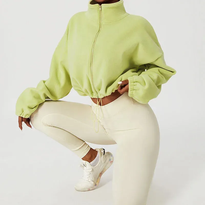 Cropped Sportieve Fleece