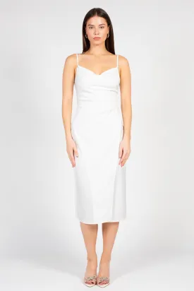 Deanna Satin Midi Slip Dress