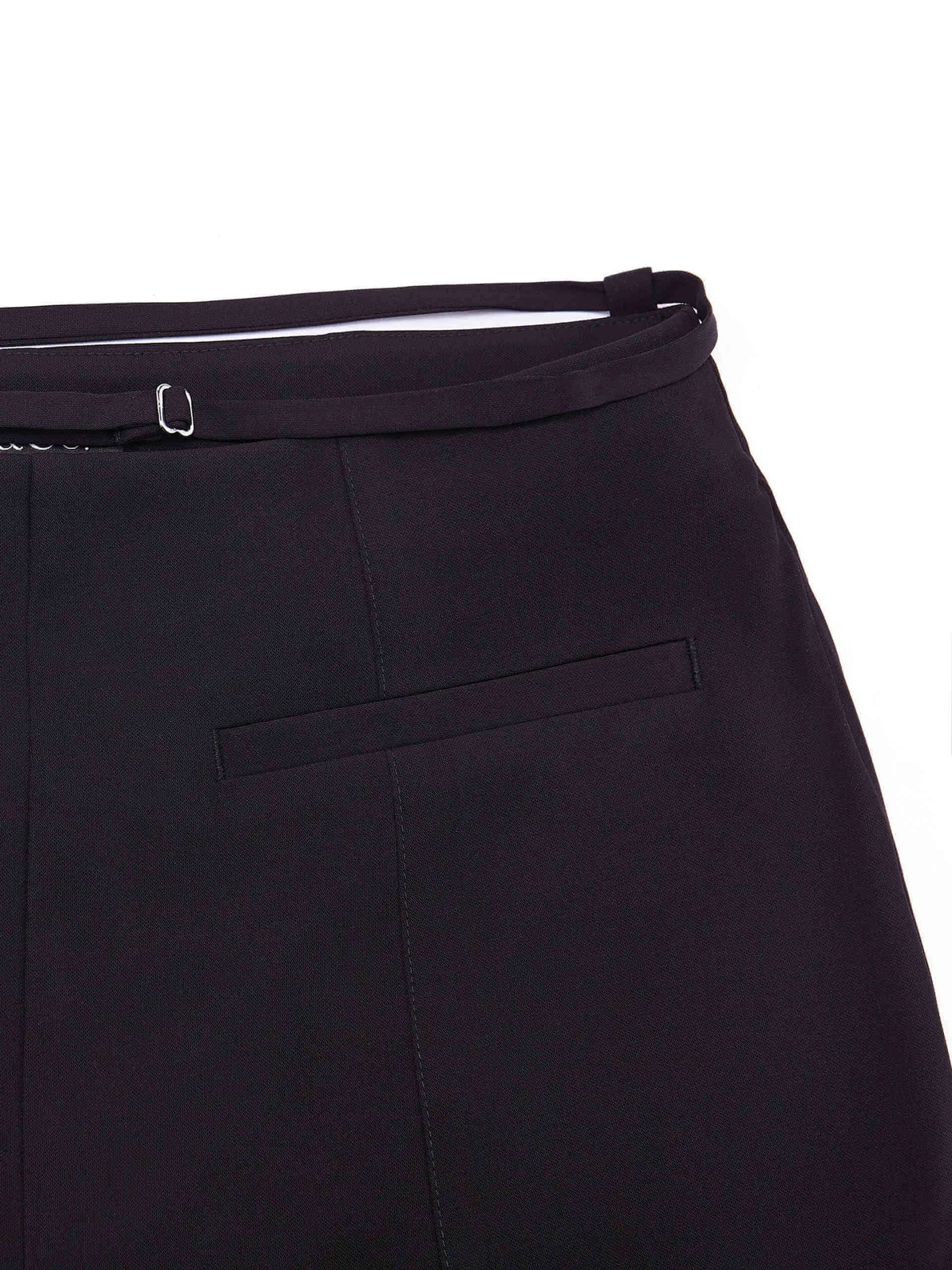 Deconstructed Flared Pants