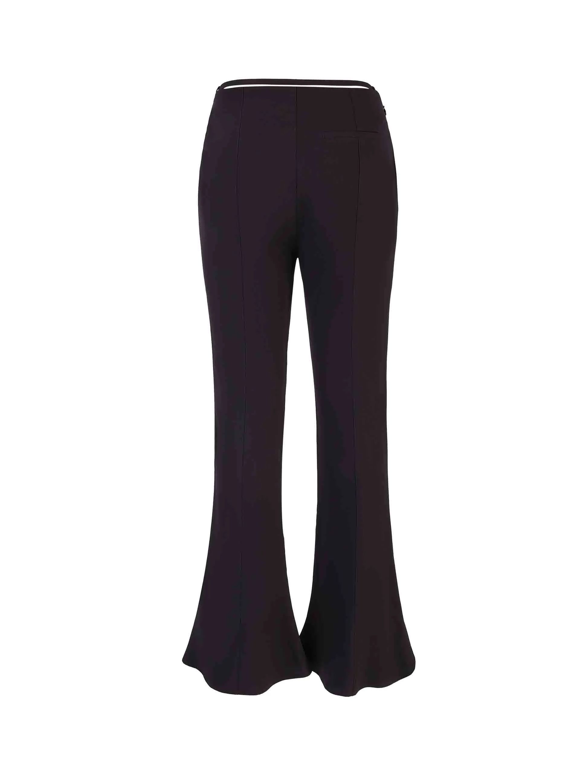 Deconstructed Flared Pants