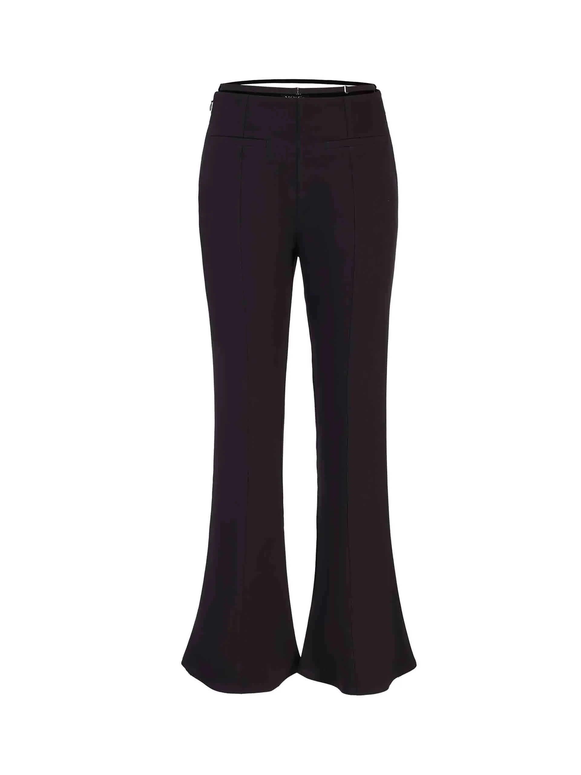 Deconstructed Flared Pants