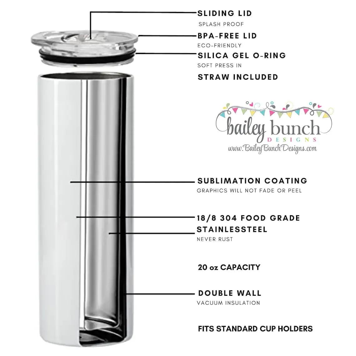 Faith Can Move Mountains Shimmer Glitter Tumbler TUMBFAITH0520