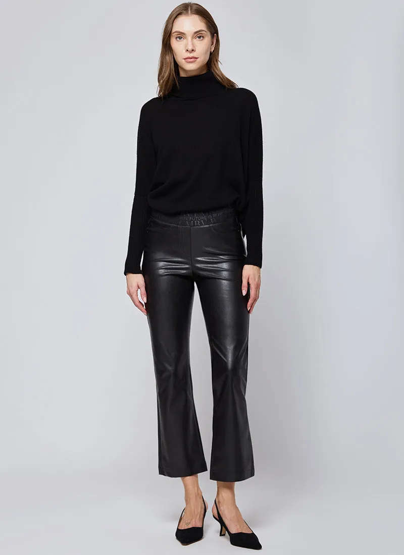 Felice Flared Faux Leather Pant