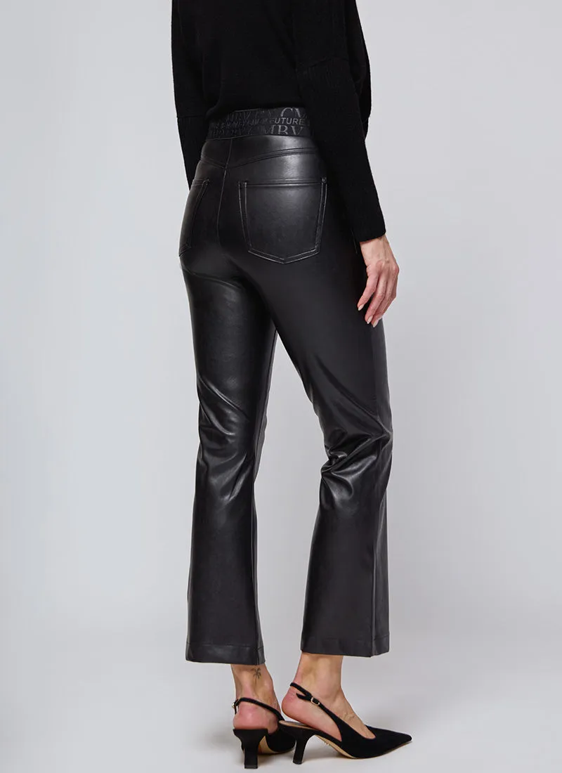 Felice Flared Faux Leather Pant