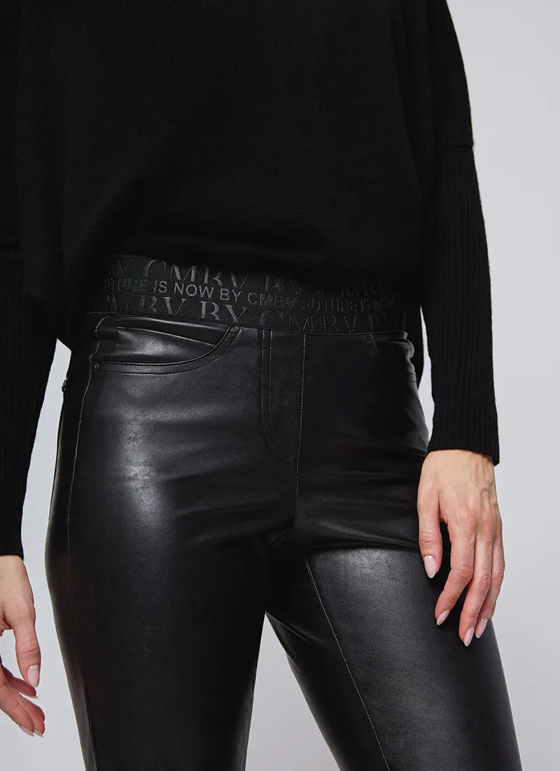Felice Flared Faux Leather Pant