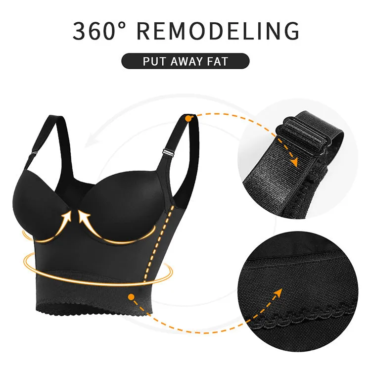 Ins style TOPMELON new high support body-shaping vest style body-shaping and beautiful back large size sports bra