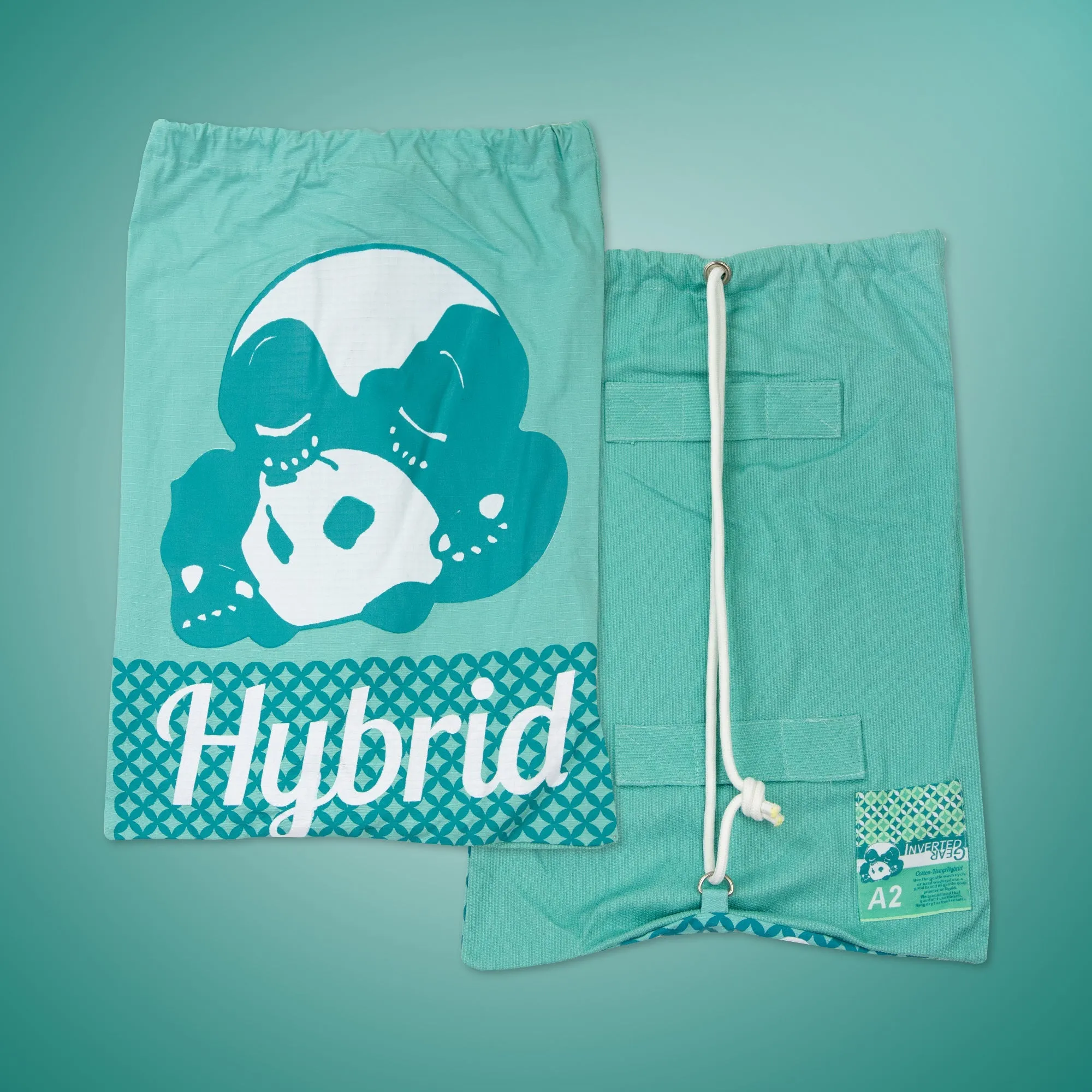 Inverted Gear Hybrid BJJ Gi - Mint/Green Womens