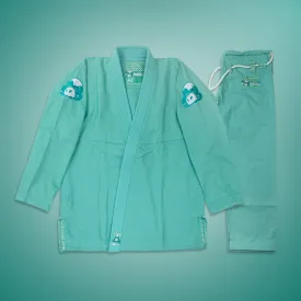 Inverted Gear Hybrid BJJ Gi - Mint/Green Womens