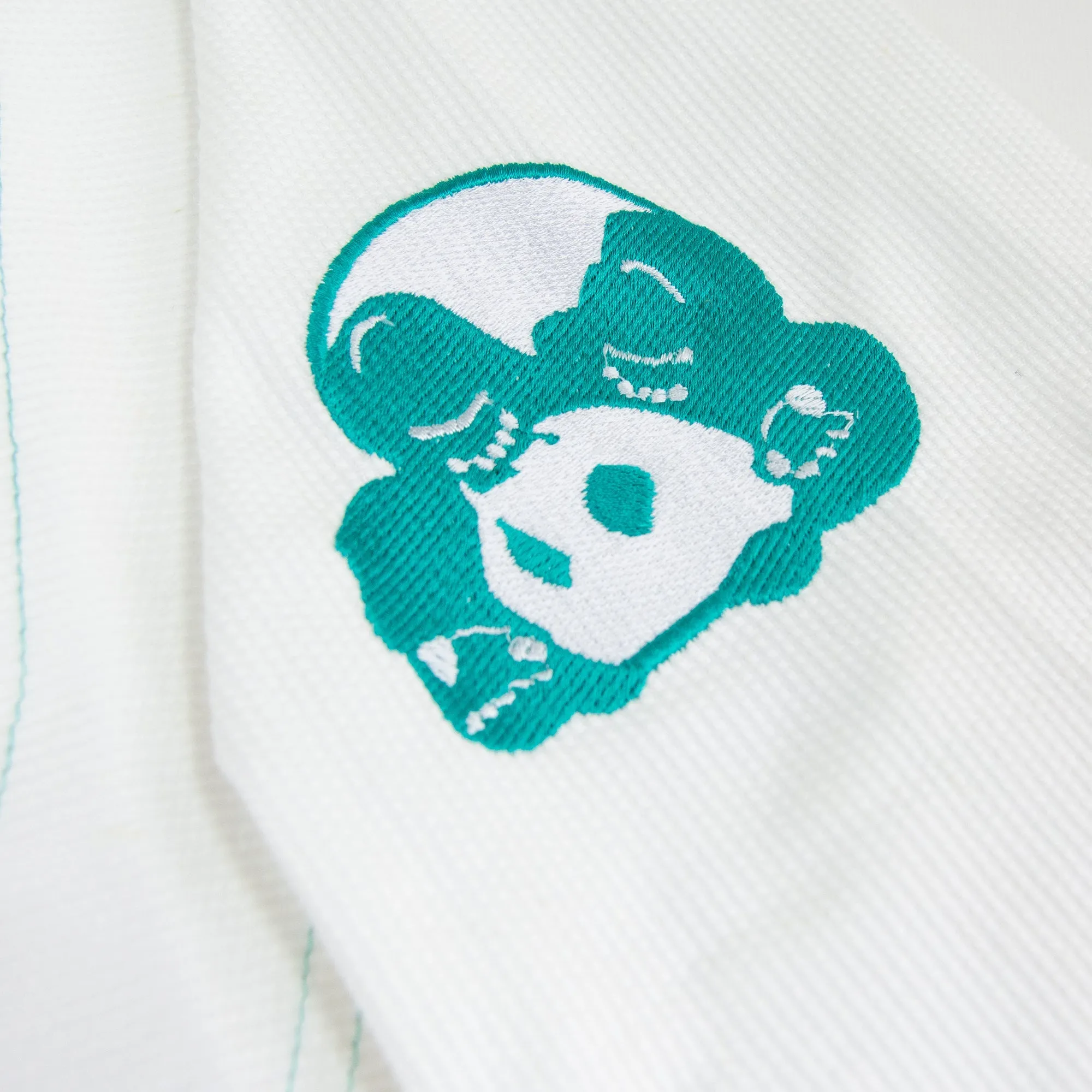 Inverted Gear Hybrid BJJ Gi - White/Green