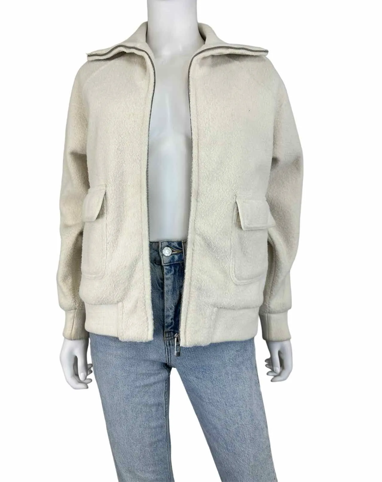 joie Cream Fleece Jacket Size S