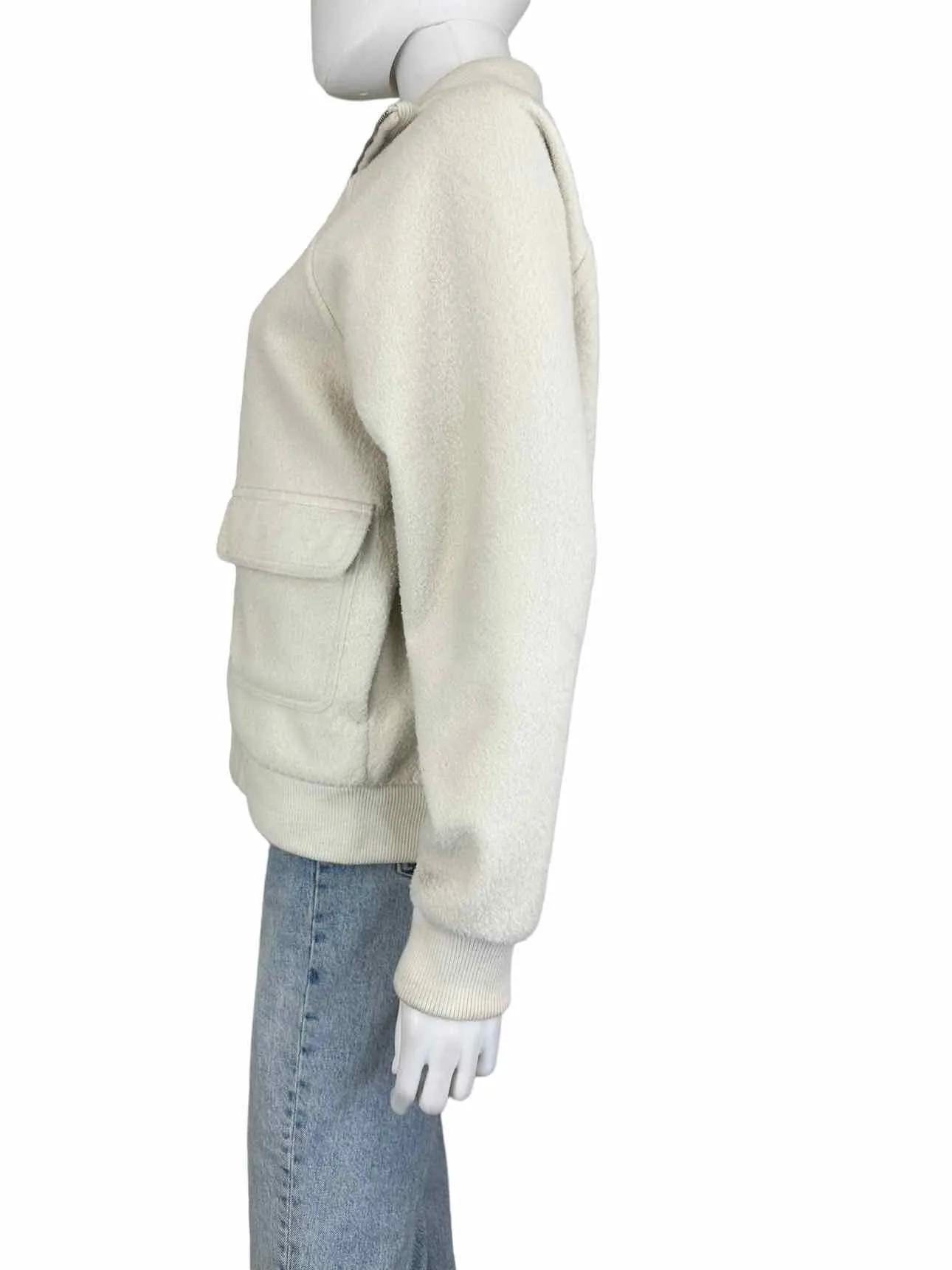 joie Cream Fleece Jacket Size S