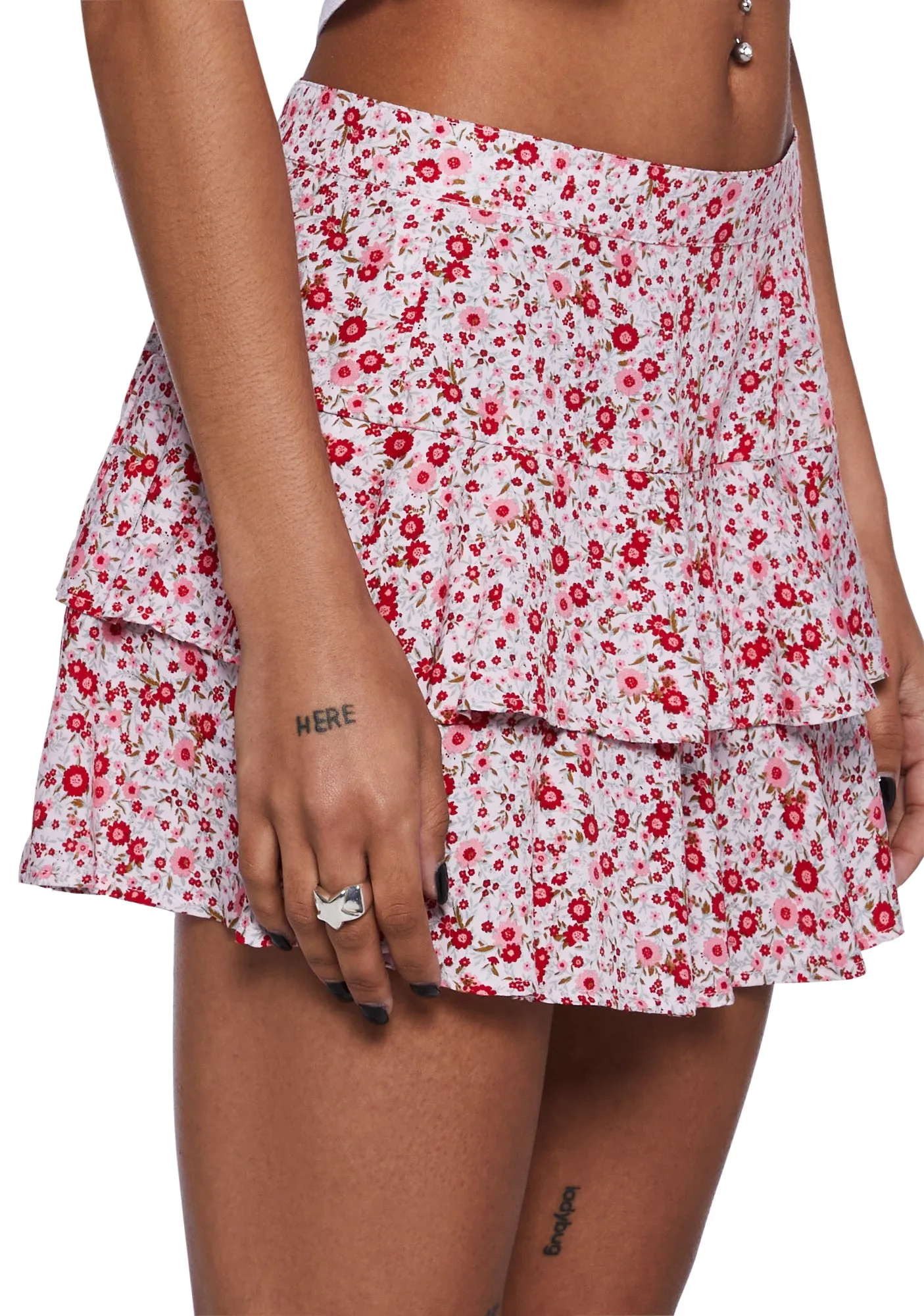 Lowisa Mini Tiered Skirt
