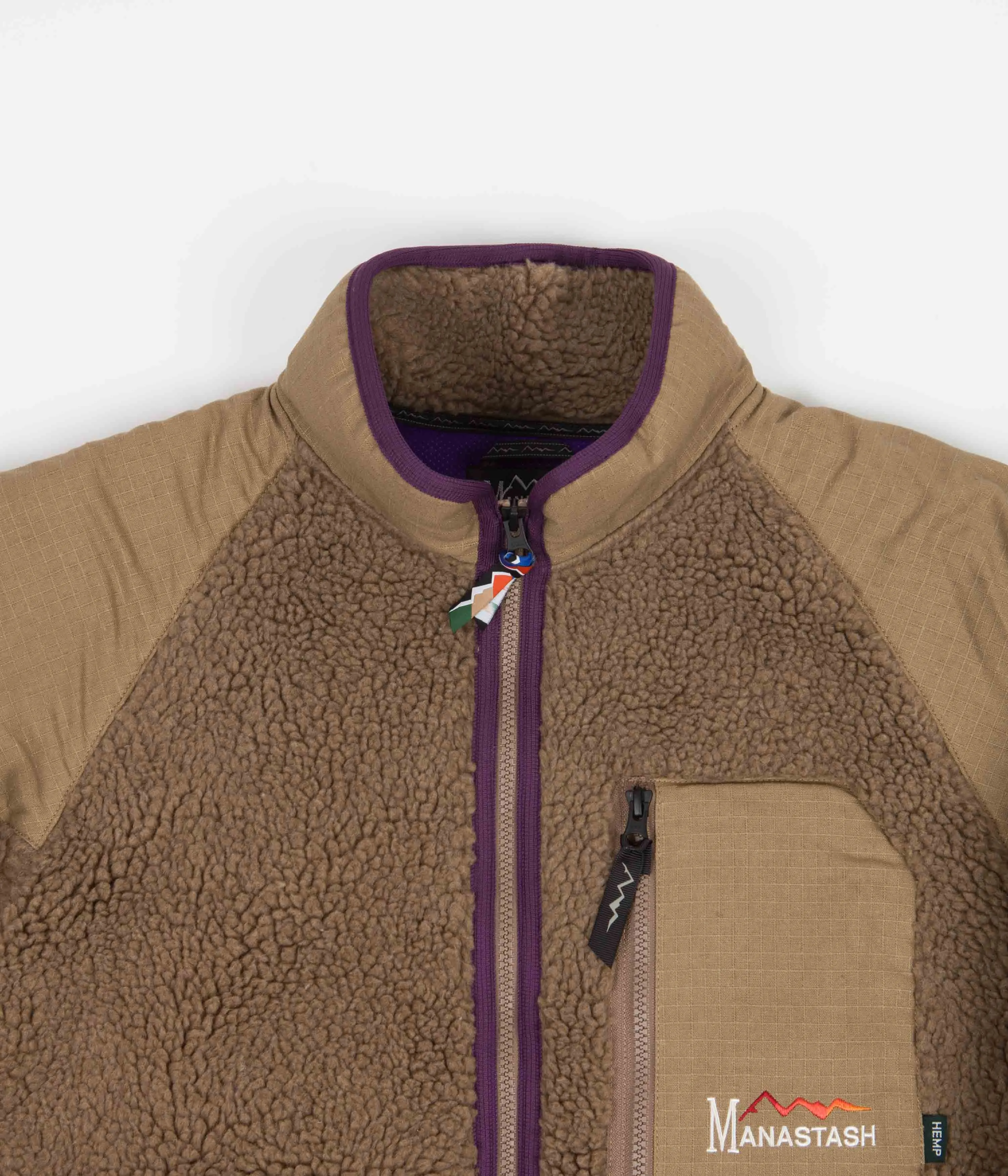 Manastash Gorilla Fleece Jacket - Light Brown