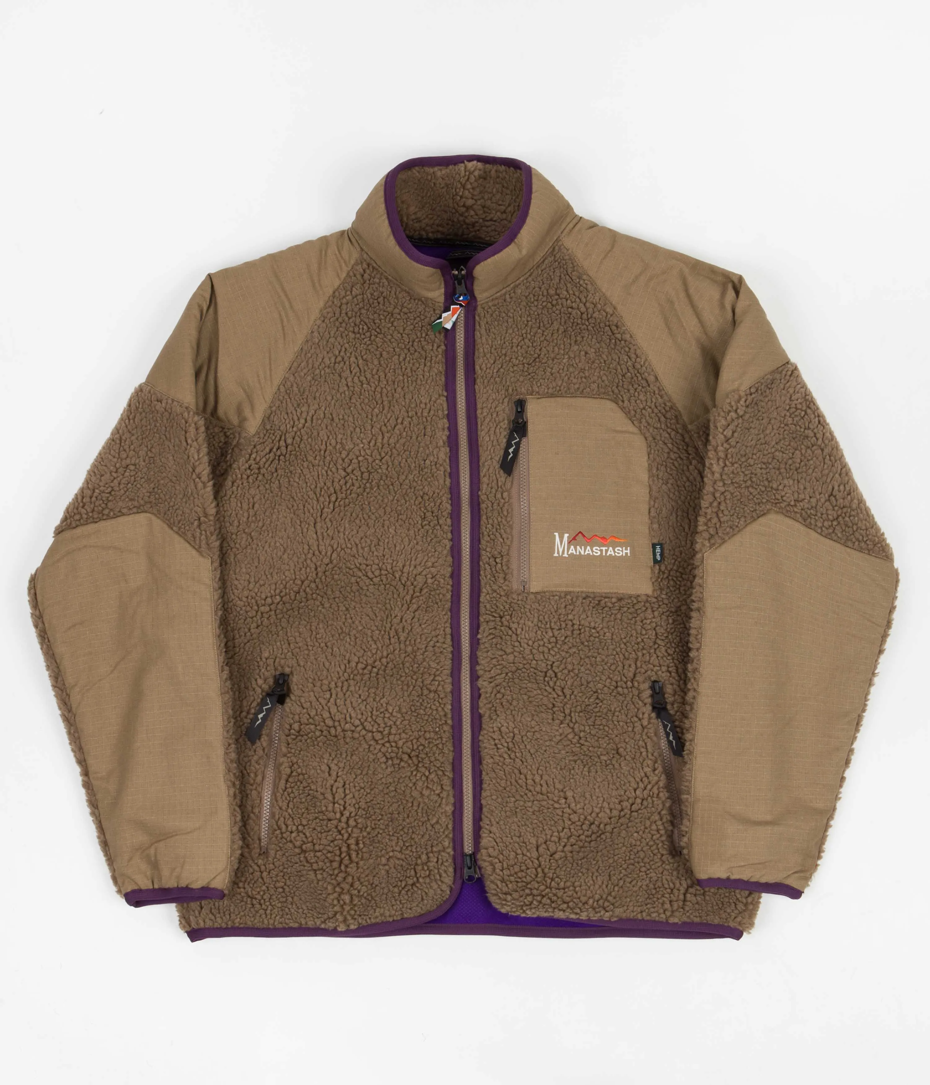 Manastash Gorilla Fleece Jacket - Light Brown