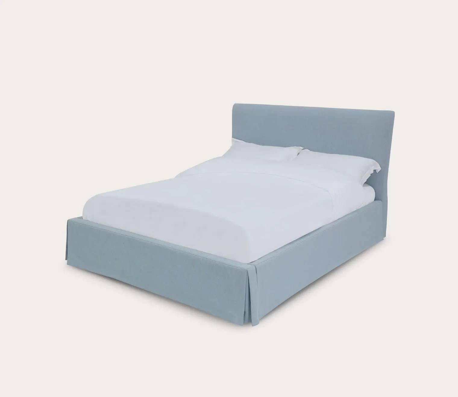 Modus Furniture Shelby Upholstered Skirted Panel Bed