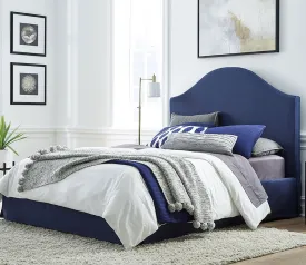 Modus Furniture Sur Upholstered Skirted Panel Bed