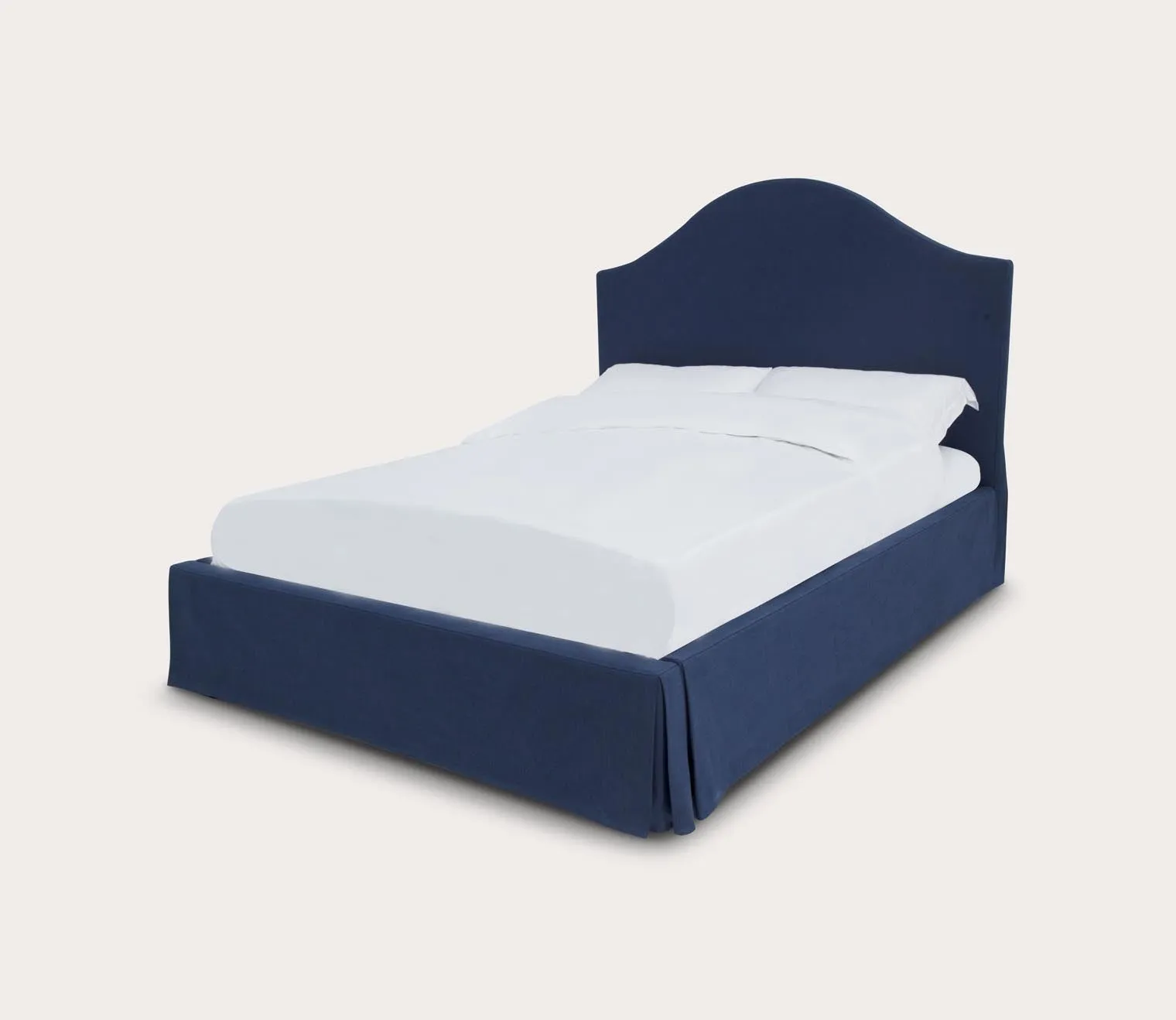 Modus Furniture Sur Upholstered Skirted Panel Bed