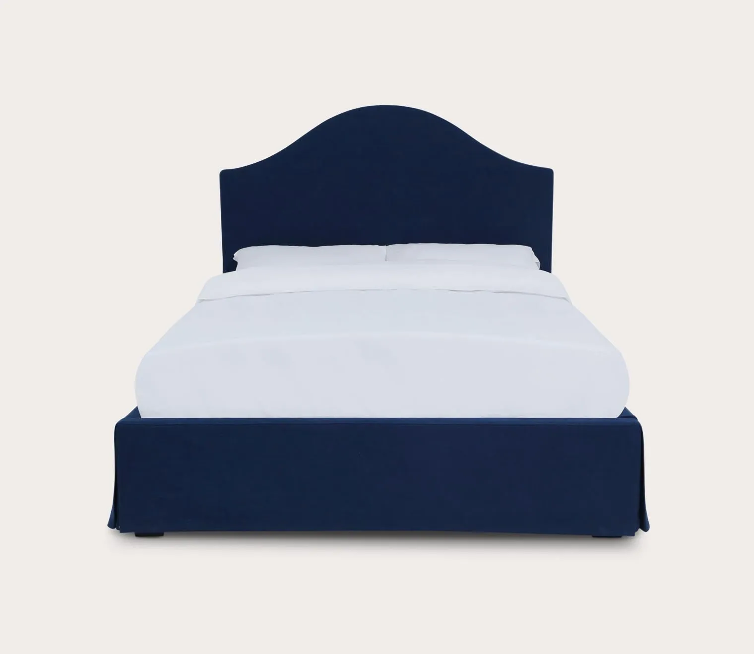 Modus Furniture Sur Upholstered Skirted Panel Bed