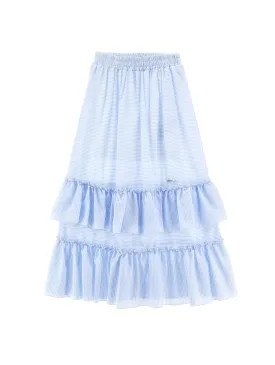 MONNALISA RUFFLE LAYERED SKIRT