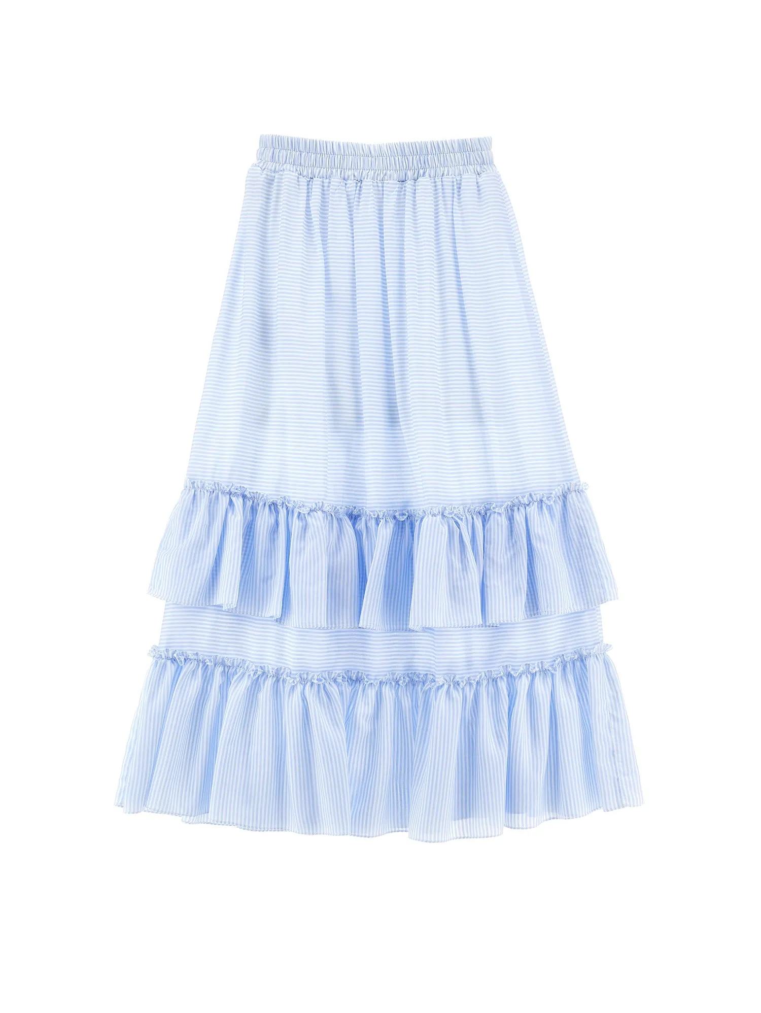 MONNALISA RUFFLE LAYERED SKIRT