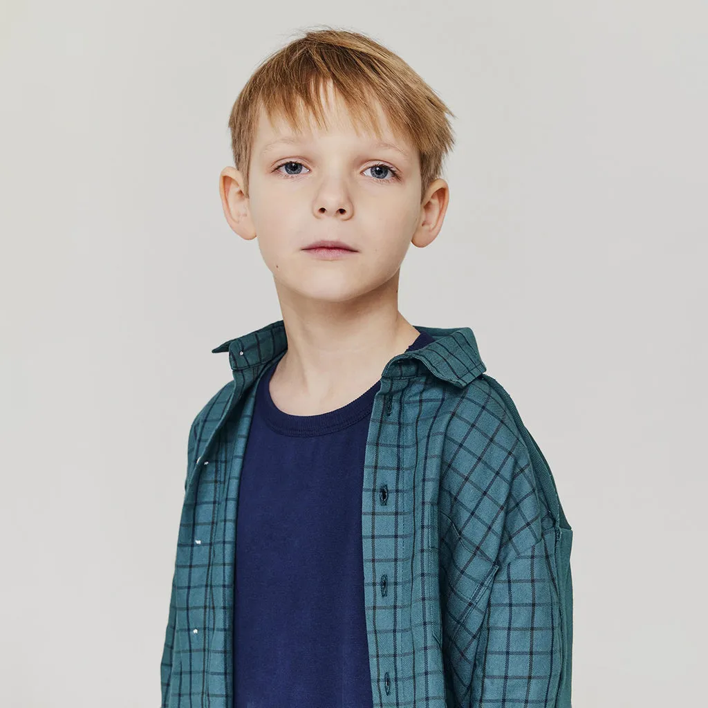 Morley Child Vadiem Shirt Penta Pine Green