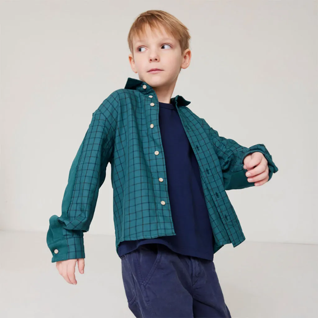 Morley Child Vadiem Shirt Penta Pine Green