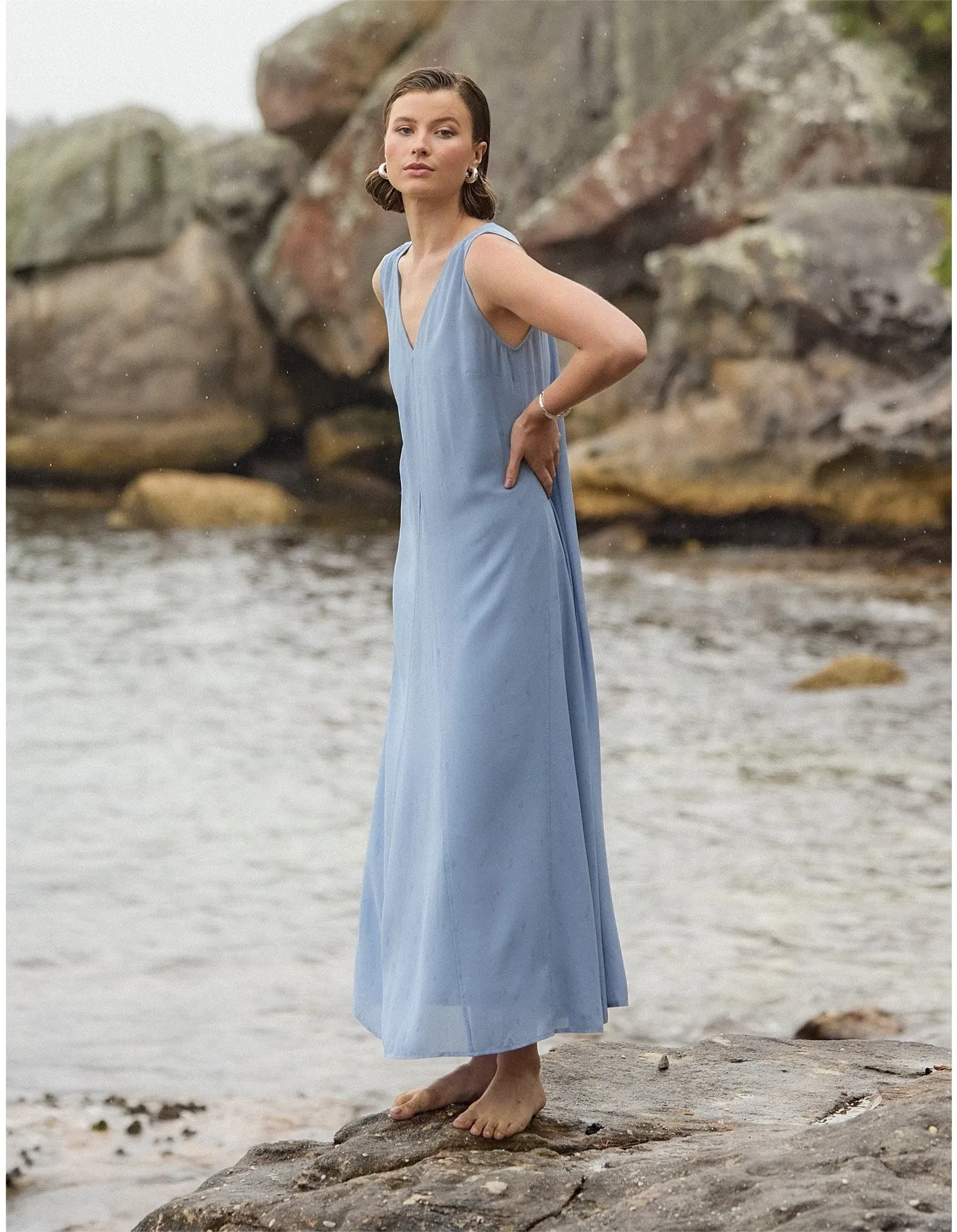 MYLA GODET MIDI DRESS