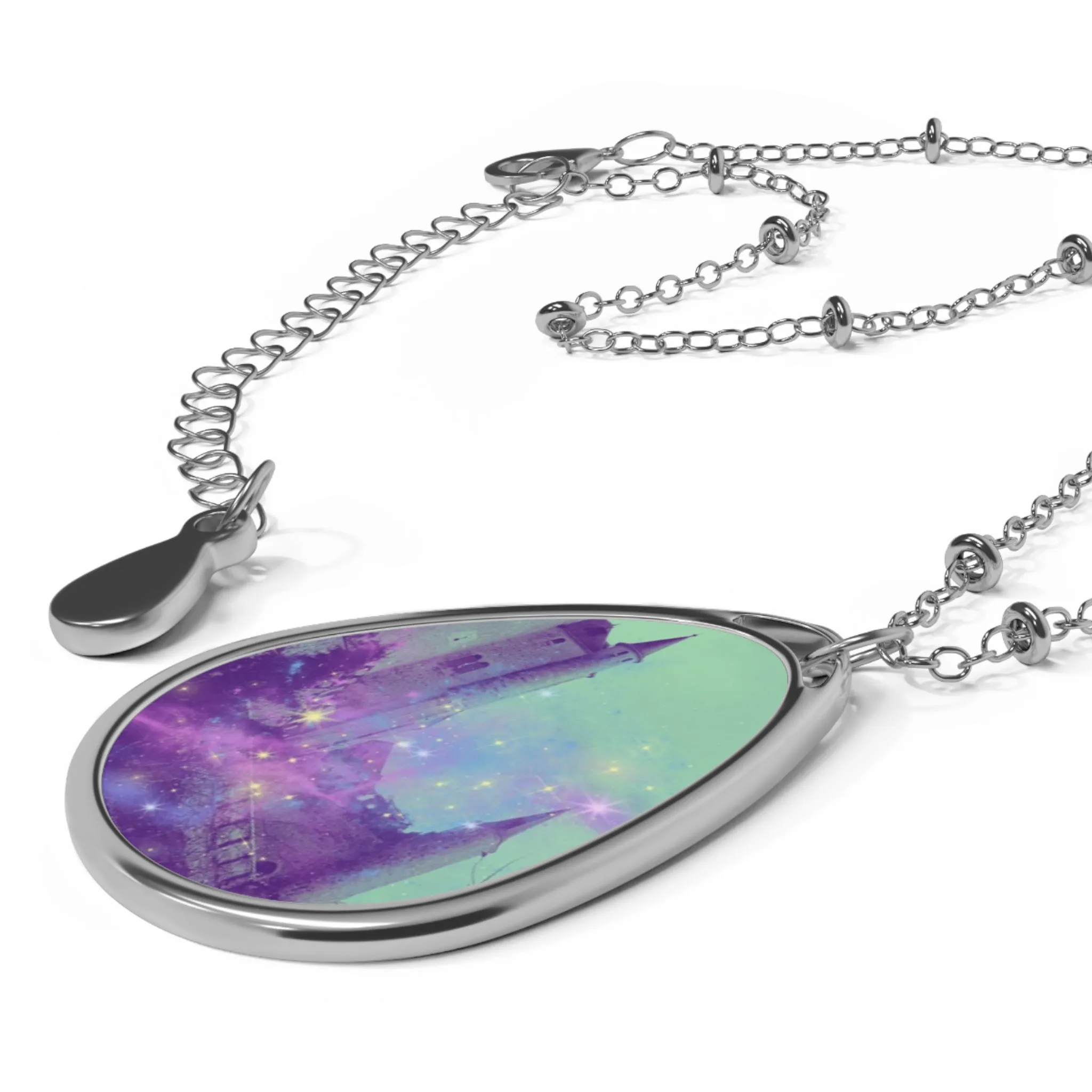 Necklace: Mystical Castle | Shimmery