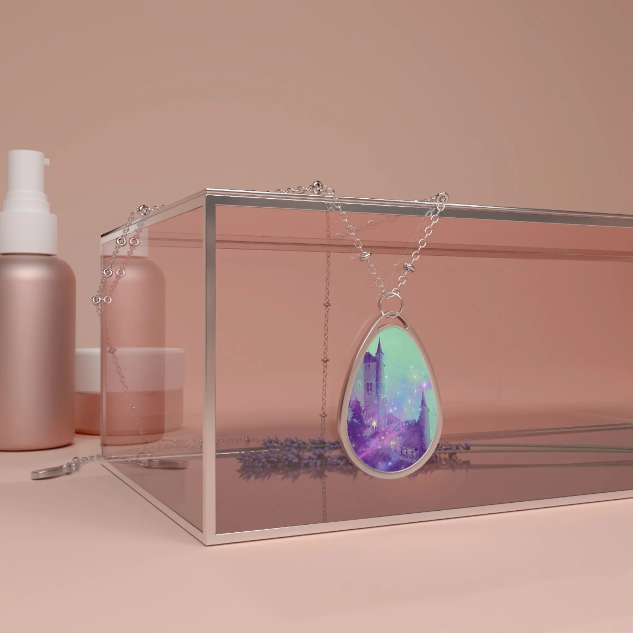 Necklace: Mystical Castle | Shimmery