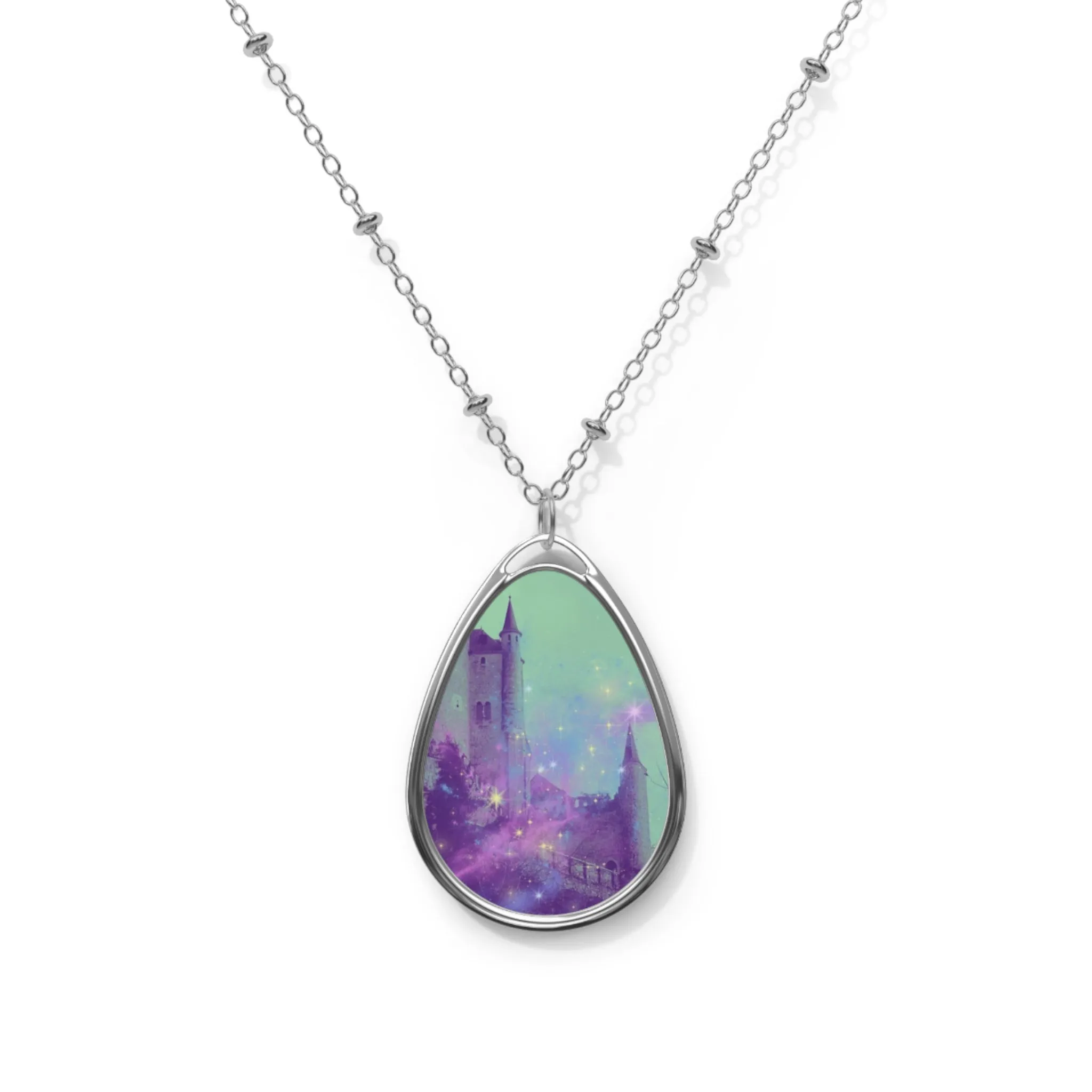 Necklace: Mystical Castle | Shimmery