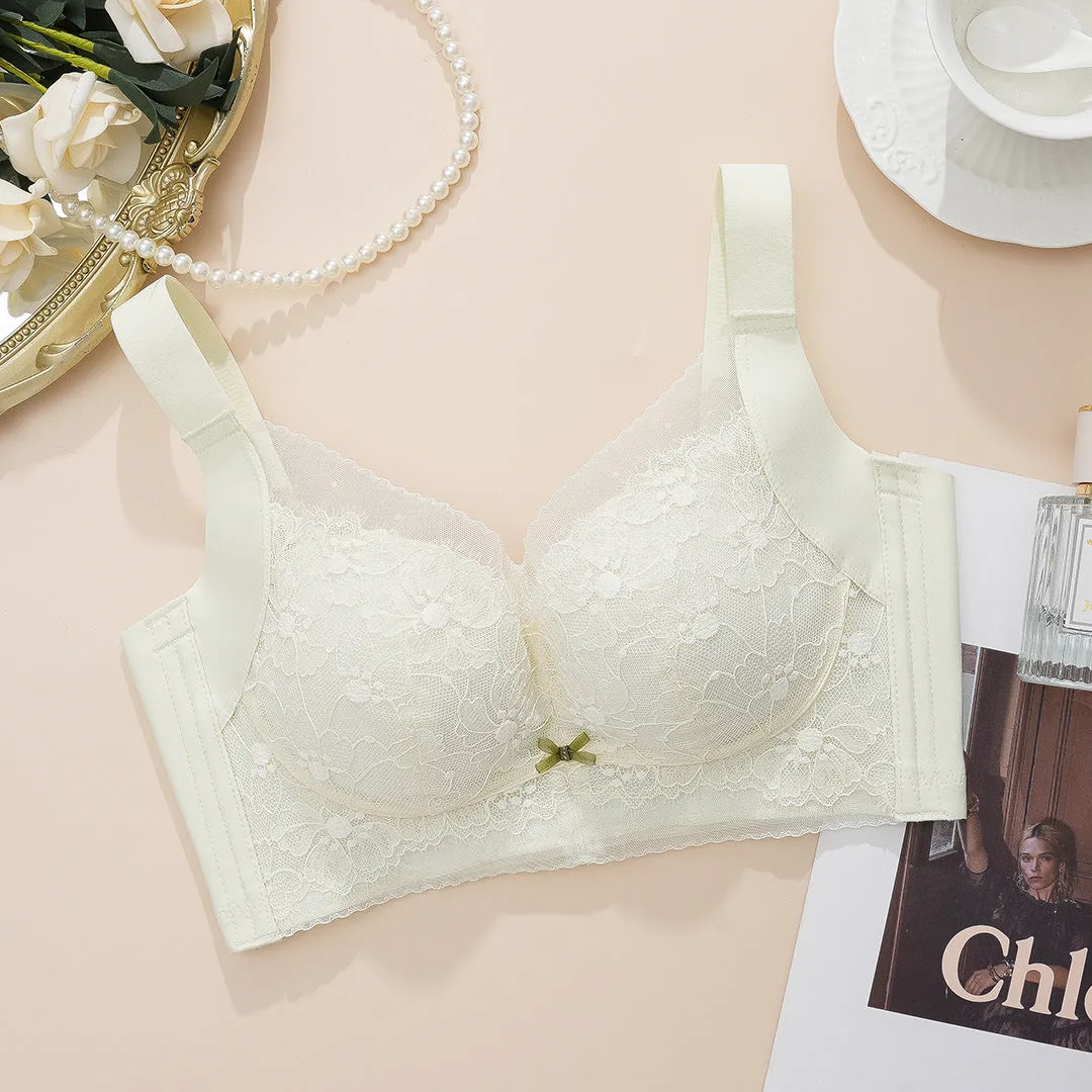 New style underwear for women without wires, adjustable sexy lace push-up thin bra, push-up, comfortable breast-retracting bra