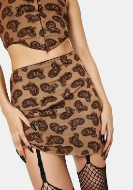 Night Flock Kinnie Mini Skirt