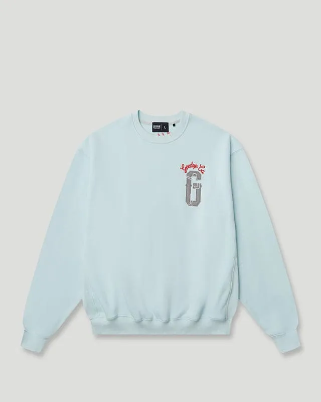 PFK Boxer Crewneck Cool Blue/Red