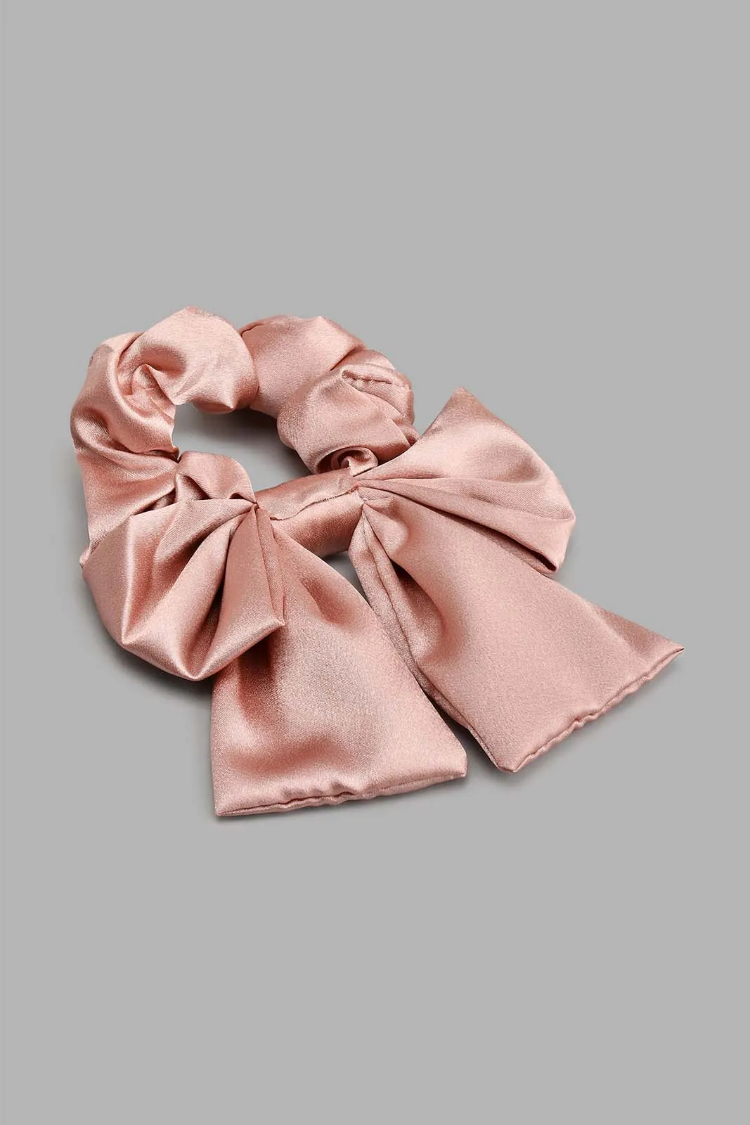 Pink Shimmery Scrunchy