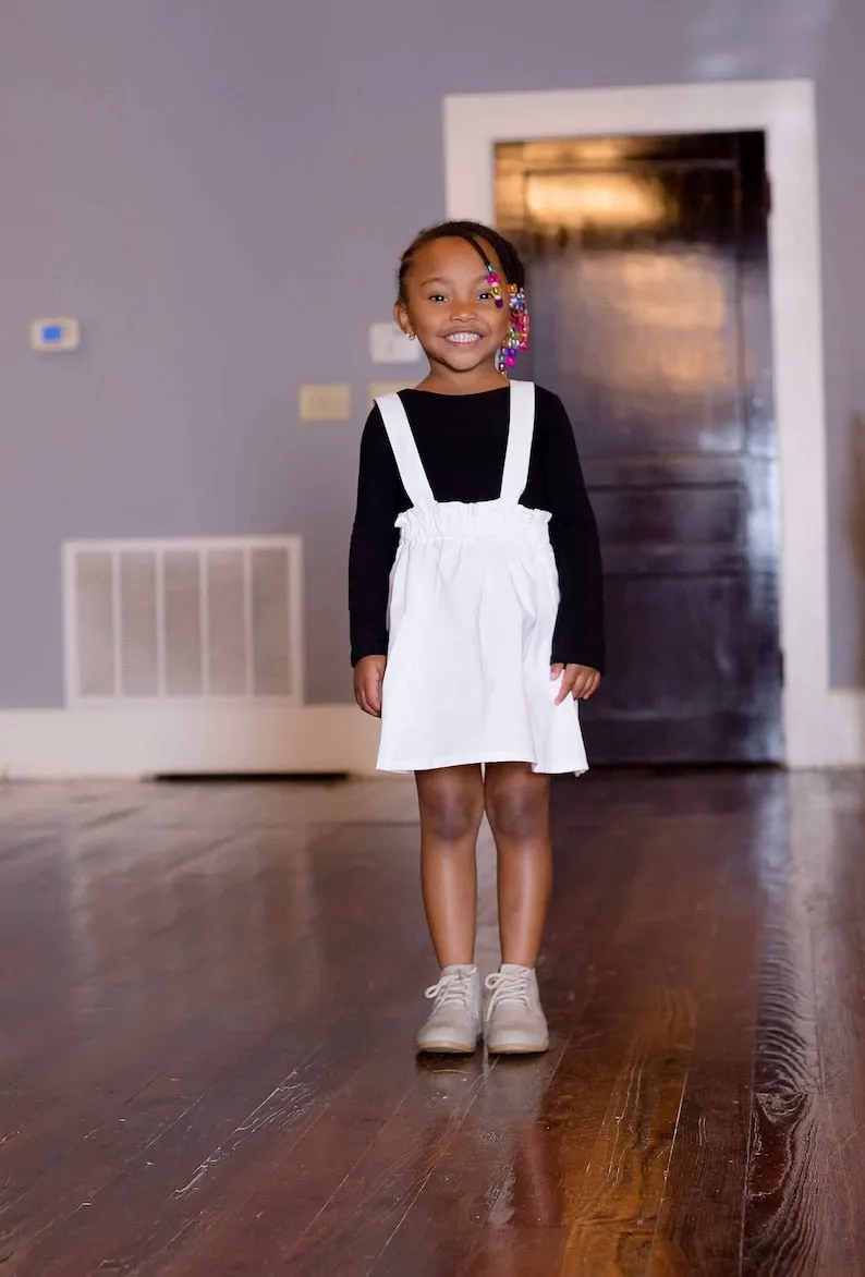 Red Girl’s Suspender Skirt