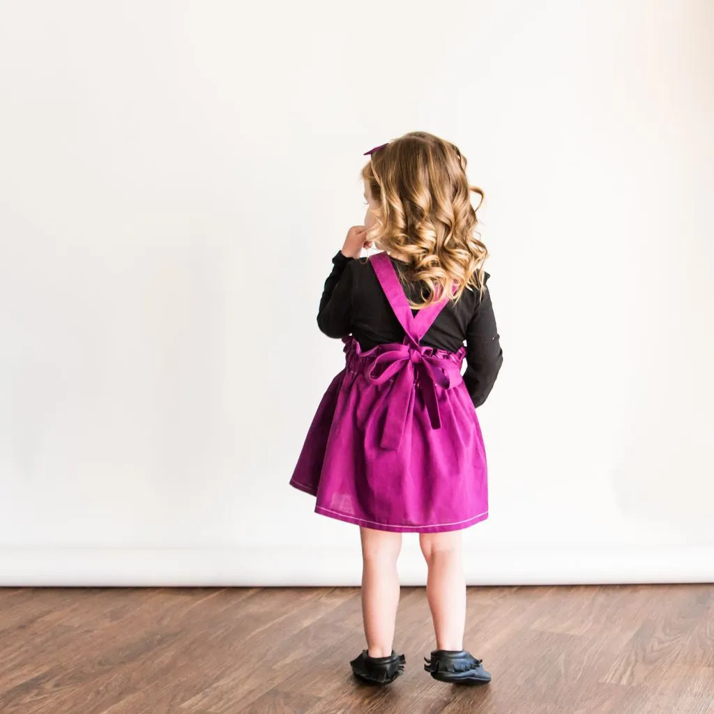 Red Girl’s Suspender Skirt