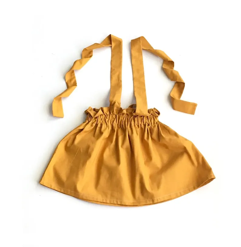 Red Girl’s Suspender Skirt
