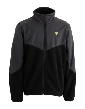 Scuderia Ferrari Polar Fleece Winter Pullover Jacket - Unisex - Black