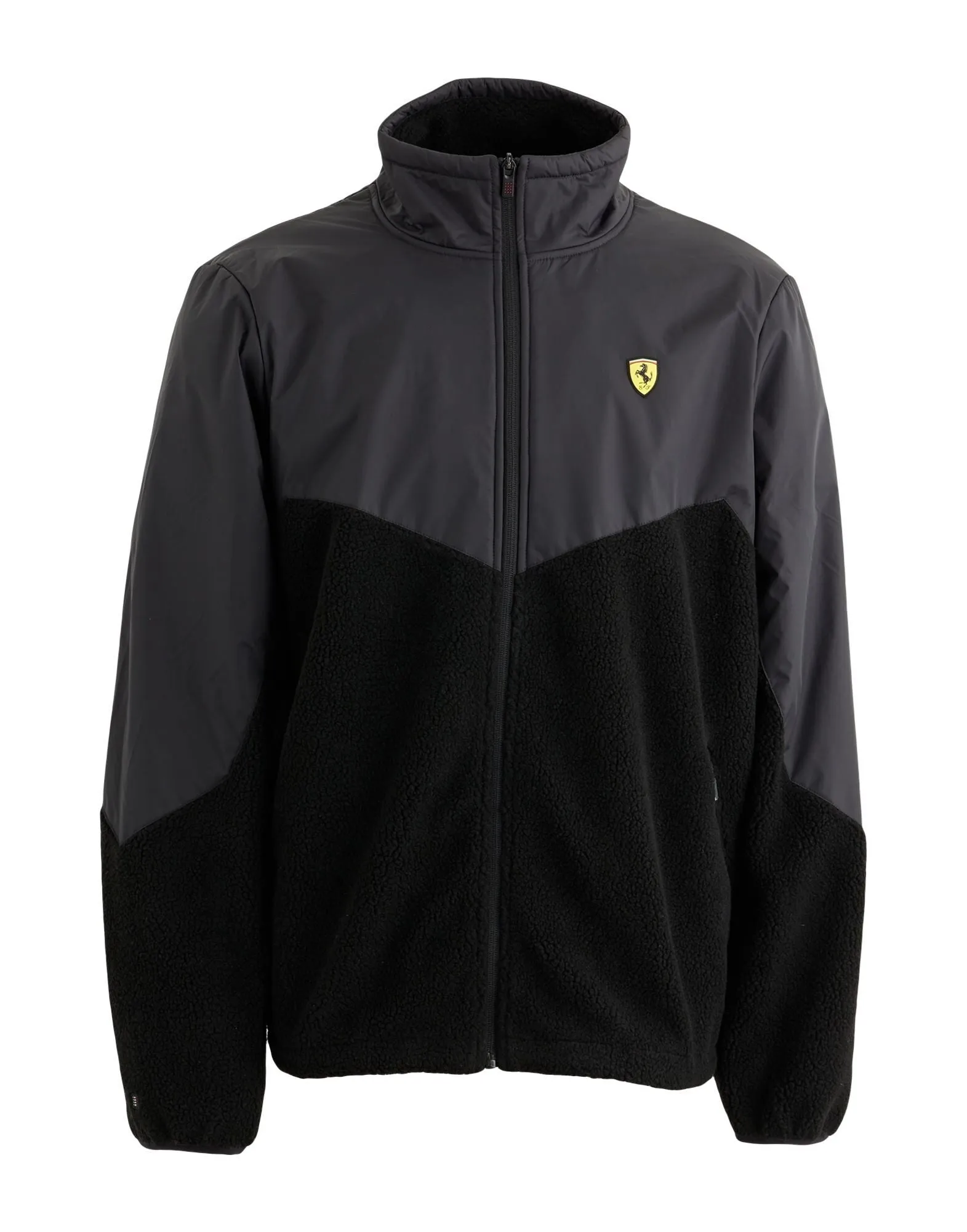 Scuderia Ferrari Polar Fleece Winter Pullover Jacket - Unisex - Black
